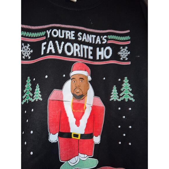 Ugly Christmas Sweater Sweatshirt Xmas Size Large Kanye - Picture 2 of 4